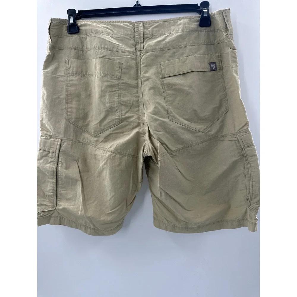 The North Face Mens Khaki Tan Cargo Shorts Size 36‎ Hiking Outdoor Casual